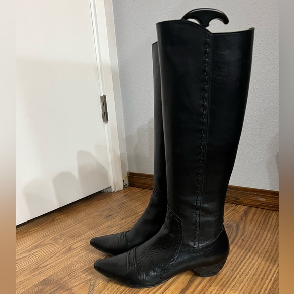 Fluevog Truth "Britney" tall boots, black, size 7 - Picture 8 of 15